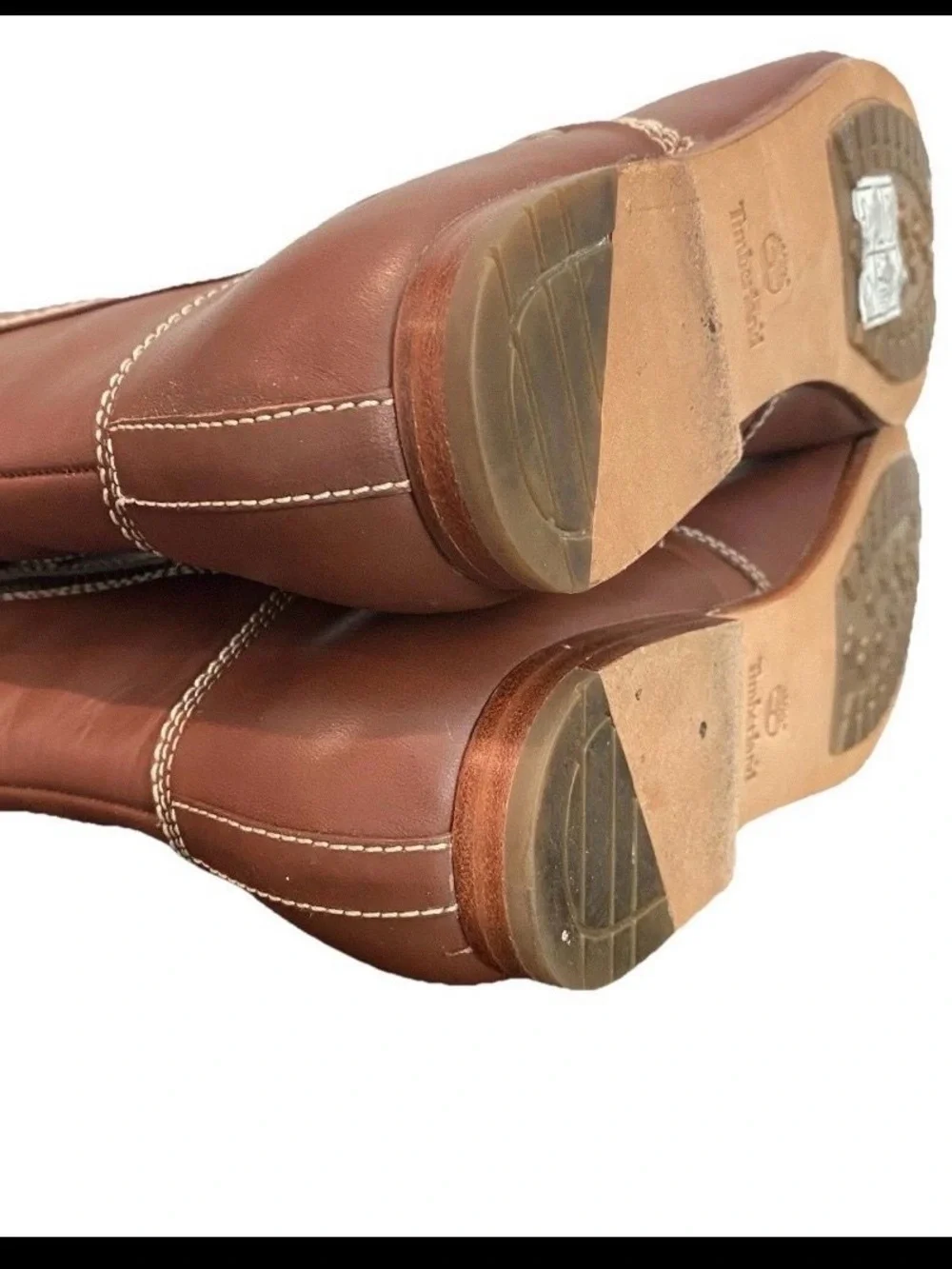 Timberland Women's Brown Leather Over-the-Knee Button-Trim Boots